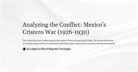 Der Cristero-Krieg: Eine blutige Konfrontation zwischen Religion und Staat im Mexiko der 1920er Jahre